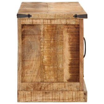 Tv-meubel 110x35x45 cm massief ruw mangohout 6