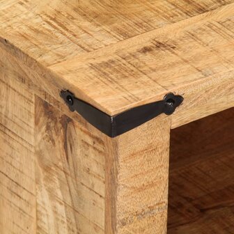 Tv-meubel 110x35x40 cm massief ruw mangohout 7