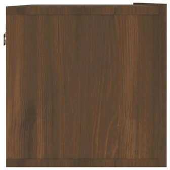 Tv-wandmeubel 120x30x30 cm bewerkt hout bruin eikenkleur 6