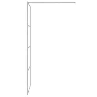 Inloopdouchewand 80x195 cm transparant ESG-glas zilverkleurig 4