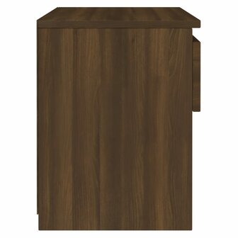 Nachtkastjes 2 st 40x30x39 cm bewerkt hout bruin eikenkleur 6