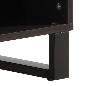 Tv-meubel 100x34x46 cm massief ruw mangohout 9