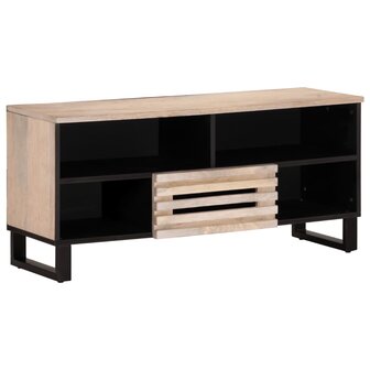 Tv-meubel 100x34x46 cm massief mangohout 1