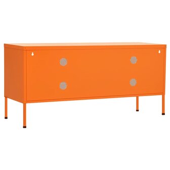 Tv-meubel 105x35x50 cm staal oranje 5