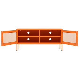 Tv-meubel 105x35x50 cm staal oranje 6