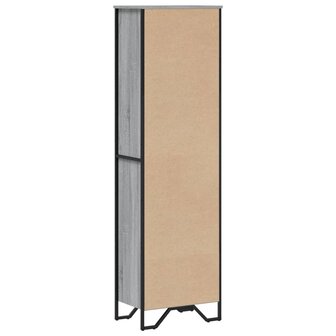 Boekenkast 50x31x169 cm bewerkt hout grijs sonoma eikenkleurig 6