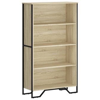 Boekenkast 80x31x137,5 cm bewerkt hout sonoma eikenkleurig 2