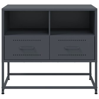 Tv-meubel 68x39x60,5 cm staal antracietkleurig 6