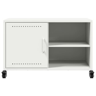 Tv-meubel 68x39x43,5 cm koudgewalst staal wit 6