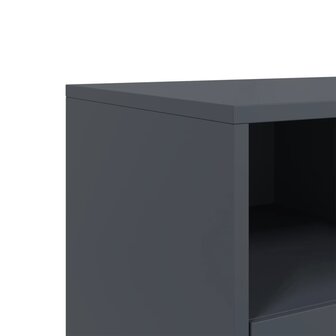 Tv-meubel 68x39x43,5 cm koudgewalst staal antracietkleurig 10