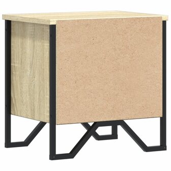 Nachtkastjes 2 st 40x30x40 cm bewerkt hout sonoma eikenkleurig 7