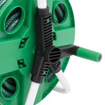 Slanghaspel met slangkoppelset 0,5&quot; 20 m vrijstaand PVC groen 6