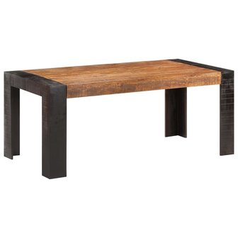 Eettafel 180x90x76 cm massief mangohout 8