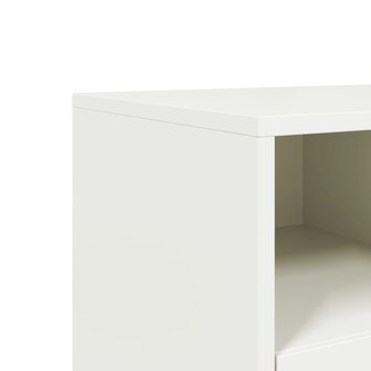 Tv-meubel 68x39x43,5 cm koudgewalst staal wit 10