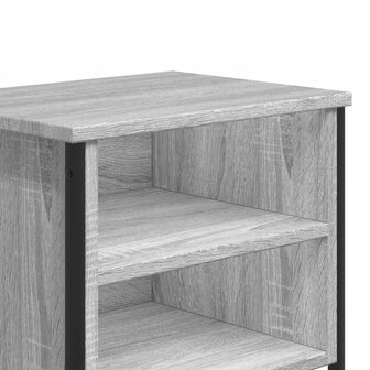 Nachtkastjes 2 st 40x30x40 cm bewerkt hout grijs sonoma eiken 8