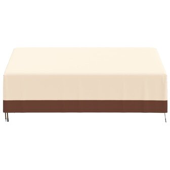 Tuinhoes 3-zitsbank 420D 198x97x48/74 cm oxford beige 3