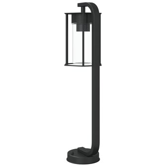 Vloerlamp voor buiten 60 cm roestvrij staal zwart 6