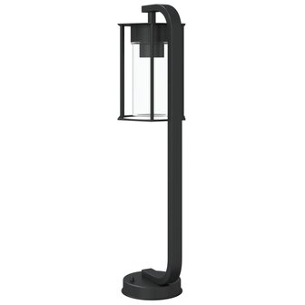 Vloerlamp voor buiten 3 st 60 cm roestvrij staal zwart 6