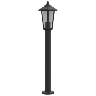 Vloerlamp voor buiten 80 cm roestvrijstaal zwart 5