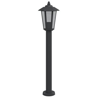 Vloerlamp voor buiten 3 st 80 cm roestvrijstaal zwart 4