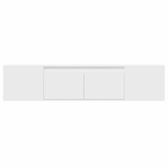 Tv-wandmeubel met LED-verlichting 180x31x39,5 cm wit 6