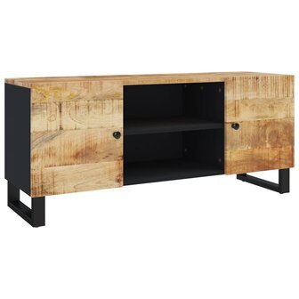 Tv-meubel 105x33x46cm massief mangohout 2