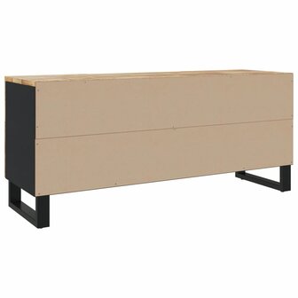 Tv-meubel 105x33x46cm massief mangohout 5