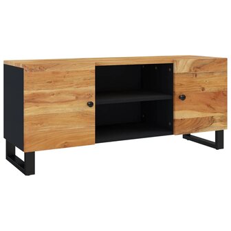 Tv-meubel 105x33x46 cm massief acaciahout 2