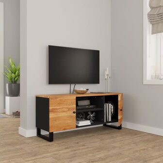 Tv-meubel 105x33x46 cm massief acaciahout 3