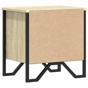 Nachtkastjes 2 st 40x30x40 cm spaanplaat sonoma eikenkleurig 8