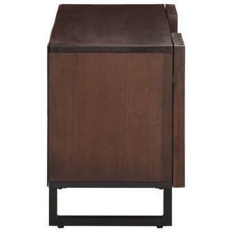 Tv-meubel 100x34x46 cm massief mangohout bruin 3