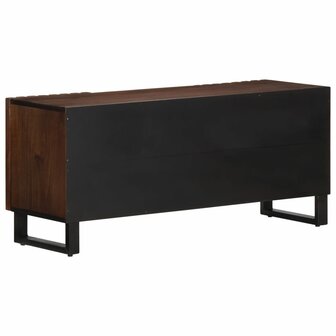 Tv-meubel 100x34x46 cm massief mangohout bruin 4