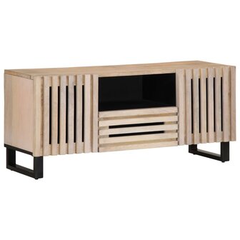 Tv-meubel 100x34x46 cm massief mangohout 1