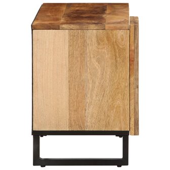 Tv-meubel 80x34x46 cm massief ruw mangohout 3