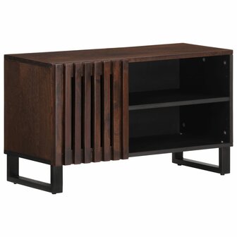 Tv-meubel 80x34x46 cm massief mangohout bruin 1