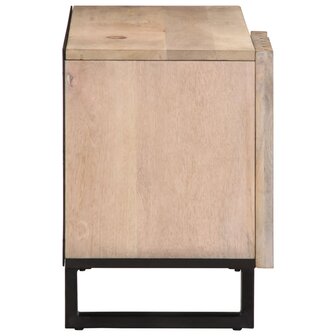 Tv-meubel 80x34x46 cm massief mangohout 3