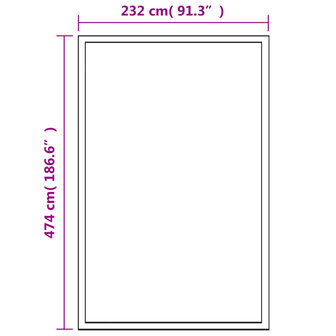 Tuinkas 23,44 m&sup3; 481x250x195 cm aluminium 11