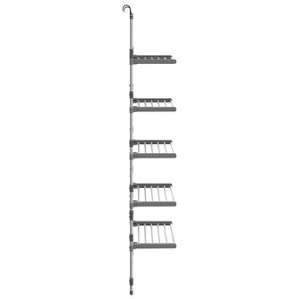 Droogrek 5-laags hangend aluminium  4