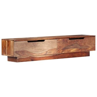 Tv-meubel 145x30x30 cm massief hout 9