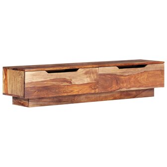 Tv-meubel 145x30x30 cm massief hout 12