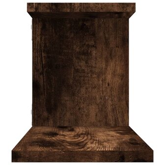 Tv-wandschap 125x18x23 cm bewerkt hout gerookt eikenkleurig 6