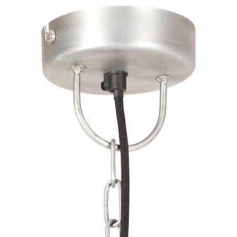 Hanglamp industrieel rond 25 W E27 42 cm zilverkleurig 6