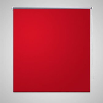 Rolgordijn verduisterend 40 x 100 cm rood 1