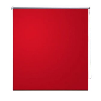 Rolgordijn verduisterend 40 x 100 cm rood 2