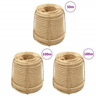 Touw 3 st 14 mm sisal 1