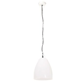 Hanglamp industrieel rond 25 W E27 32 cm wit 4