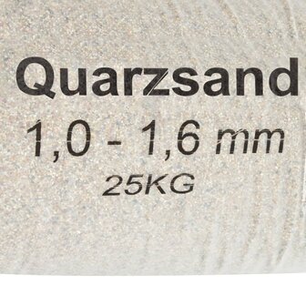 Filterzand 25 kg 1,0-1,6 mm 5