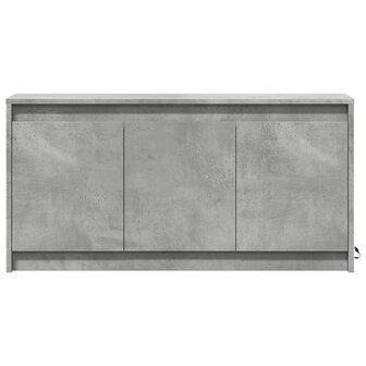 Tv-meubel met LED 100x34x50 cm bewerkt hout betongrijs 6