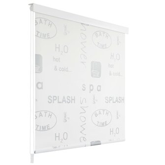 Rolgordijn voor douche 80x240 cm splash 1