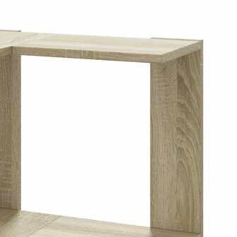 Boekenkast 5-laags hoek 50x50x179 cm bewerkt hout sonoma eiken 7